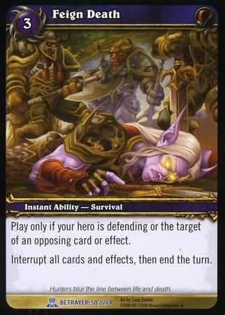 Feign Death 50 264 Rare WoW Servants of the Betrayer Feign Death 50 264 Rare WoW Servants of the Betrayer