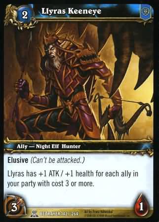 Llyras Keeneye 142 264 Common WoW Servants of the Betrayer Llyras Keeneye 142 264 Common WoW Servants of the Betrayer