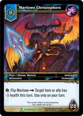 Marlowe Christophers 4 264 Uncommon WoW Servants of the Betrayer Marlowe Christophers 4 264 Uncommon WoW Servants of the Betrayer
