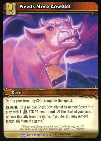 Needs More Cowbell 256 264 Rare Needs More Cowbell 256 264 Rare