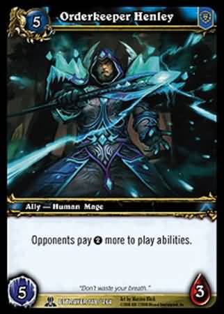 Orderkeeper Henley 148 264 Common WoW Servants of the Betrayer Orderkeeper Henley 148 264 Common WoW Servants of the Betrayer