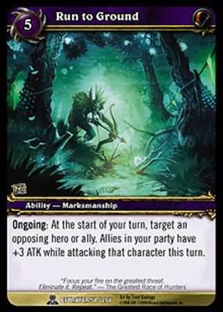 Run to Ground 54 264 Common WoW Servants of the Betrayer Run to Ground 54 264 Common WoW Servants of the Betrayer