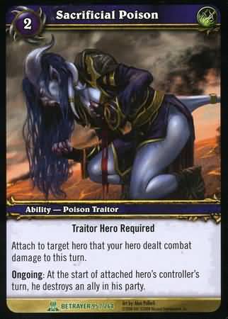 Sacrificial Poison 95 264 Uncommon WoW Servants of the Betrayer Sacrificial Poison 95 264 Uncommon WoW Servants of the Betrayer