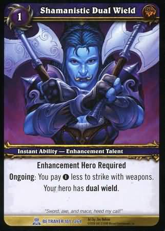 Shamanistic Dual Wield 101 264 Rare WoW Servants of the Betrayer Shamanistic Dual Wield 101 264 Rare WoW Servants of the Betrayer
