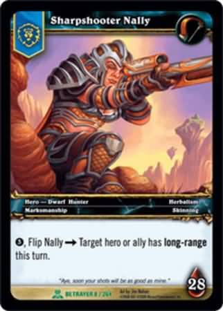 Sharpshooter Nally 8 264 Uncommon WoW Servants of the Betrayer Sharpshooter Nally 8 264 Uncommon WoW Servants of the Betrayer