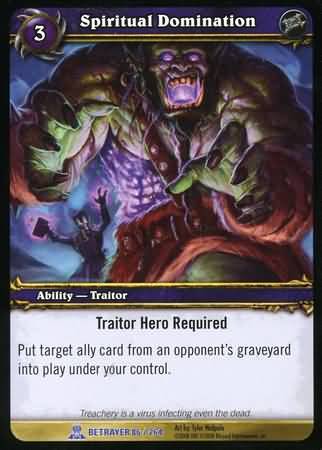 Spiritual Domination 86 264 Rare WoW Servants of the Betrayer Spiritual Domination 86 264 Rare WoW Servants of the Betrayer