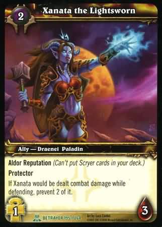 Xanata the Lightsworn 195 264 Uncommon WoW Servants of the Betrayer Xanata the Lightsworn 195 264 Uncommon WoW Servants of the Betrayer