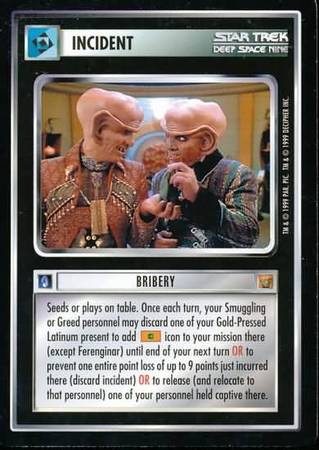 Bribery Star Trek Rules of Acquisition Singles Bribery Star Trek Rules of Acquisition Singles