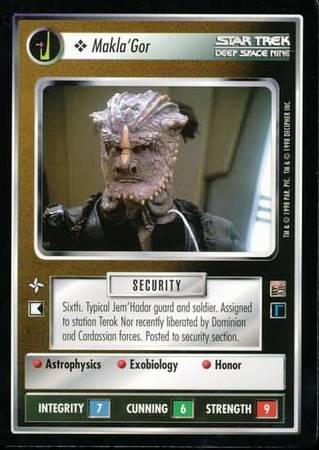 Makla Gor Star Trek The Dominion Singles Makla Gor Star Trek The Dominion Singles