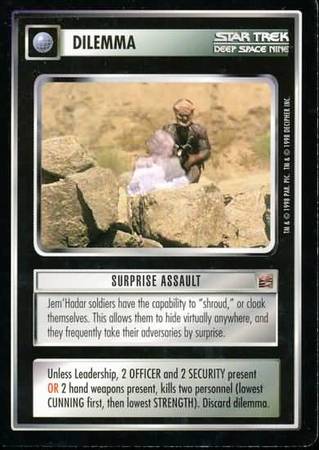 Surprise Assault Star Trek The Dominion Singles Surprise Assault Star Trek The Dominion Singles
