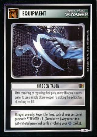 Hirogen Talon Star Trek The Borg Singles Hirogen Talon Star Trek The Borg Singles