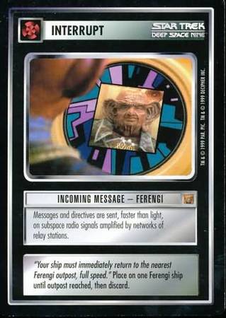 Incoming Message Ferengi Star Trek Rules of Acquisition Singles Incoming Message Ferengi Star Trek Rules of Acquisition Singles
