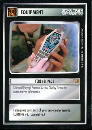 Ferengi PADD Star Trek Rules of Acquisition Singles Ferengi PADD Star Trek Rules of Acquisition Singles