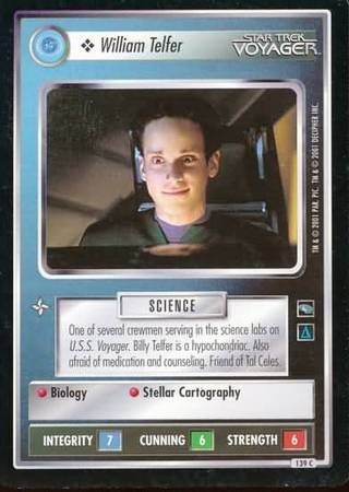 William Telfer Star Trek Voyager Singles William Telfer Star Trek Voyager Singles