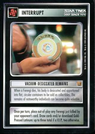Vacuum Desiccated Remains Vacuum Desiccated Remains