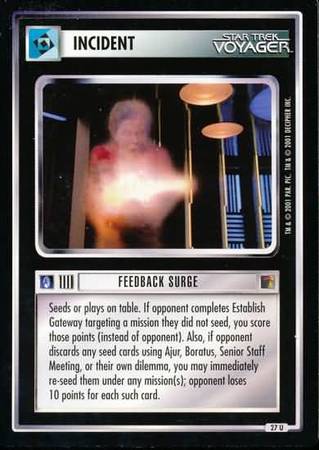 Feedback Surge Star Trek The Borg Singles Feedback Surge Star Trek The Borg Singles