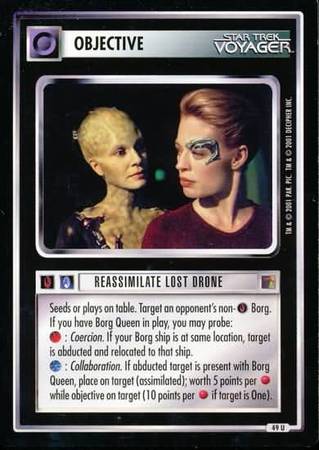 Reassimilate Lost Drone Star Trek The Borg Singles Reassimilate Lost Drone Star Trek The Borg Singles