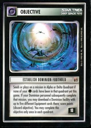 Establish Dominion Foothold Star Trek The Dominion Singles Establish Dominion Foothold Star Trek The Dominion Singles