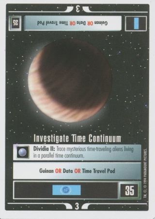 Investigate Time Continuum Investigate Time Continuum