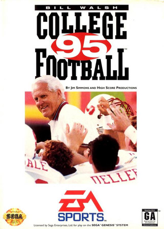 Bill Walsh College Football 95 Sega Genesis Sega Genesis Bill Walsh College Football 95 Sega Genesis Sega Genesis