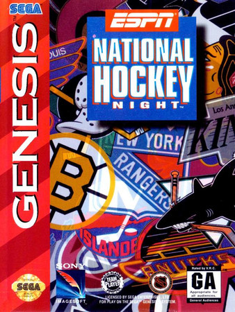ESPN National Hockey Night Sega Genesis Sega Genesis ESPN National Hockey Night Sega Genesis Sega Genesis