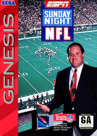 ESPN Sunday Night NFL Sega Genesis Sega Genesis ESPN Sunday Night NFL Sega Genesis Sega Genesis