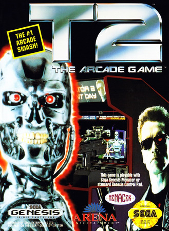 T2 The Arcade Game Sega Genesis Sega Genesis T2 The Arcade Game Sega Genesis Sega Genesis