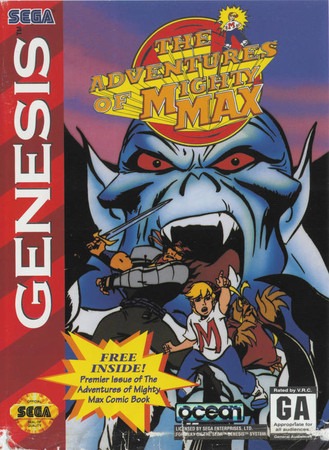 The Adventures of Mighty Max Sega Genesis Sega Genesis The Adventures of Mighty Max Sega Genesis Sega Genesis