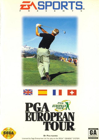 PGA European Tour Golf Sega Genesis Sega Genesis PGA European Tour Golf Sega Genesis Sega Genesis