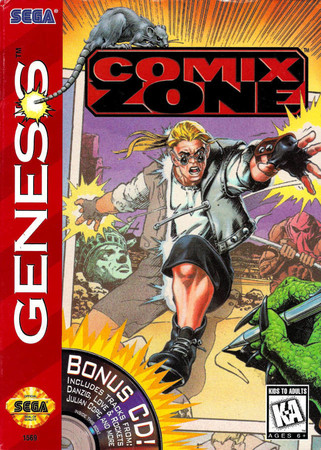 Comix Zone Sega Genesis Sega Genesis Comix Zone Sega Genesis Sega Genesis