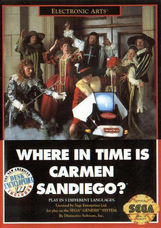 Where in Time Is Carmen Sandiego Sega Genesis Sega Genesis Where in Time Is Carmen Sandiego Sega Genesis Sega Genesis