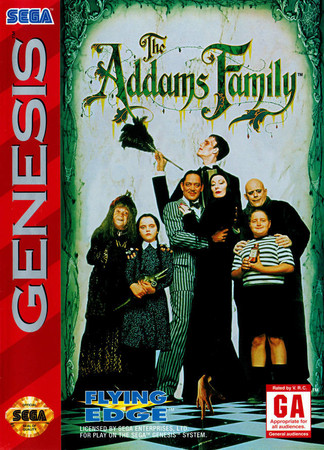 The Addams Family Sega Genesis Sega Genesis The Addams Family Sega Genesis Sega Genesis