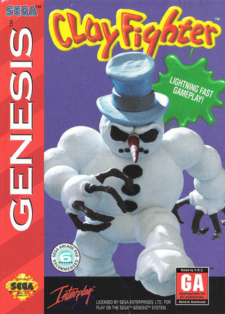 ClayFighter Sega Genesis Sega Genesis ClayFighter Sega Genesis Sega Genesis