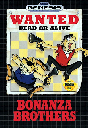 Bonanza Brothers Sega Genesis Sega Genesis Bonanza Brothers Sega Genesis Sega Genesis