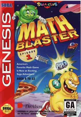 Math Blaster Episode 1 Sega Genesis Sega Genesis Math Blaster Episode 1 Sega Genesis Sega Genesis