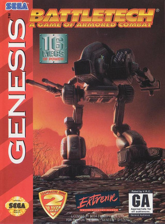 Battletech A Game of Armored Combat Sega Genesis Sega Genesis Battletech A Game of Armored Combat Sega Genesis Sega Genesis