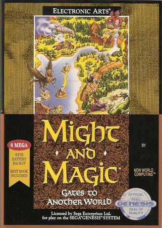 Might and Magic Gates to Another World Sega Genesis Sega Genesis Might and Magic Gates to Another World Sega Genesis Sega Genesis