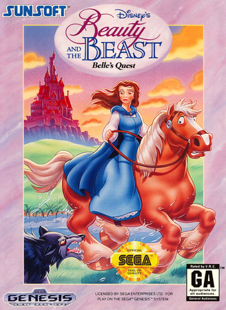 Beauty and the Beast Belle s Quest Sega Genesis Sega Genesis Beauty and the Beast Belle s Quest Sega Genesis Sega Genesis