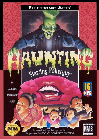 Haunting Starring Polterguy Sega Genesis Sega Genesis Haunting Starring Polterguy Sega Genesis Sega Genesis