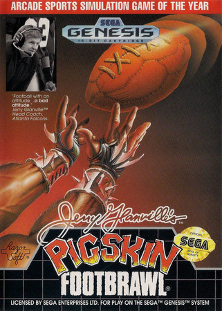 Jerry Glanville s Pigskin Footbrawl Sega Genesis Sega Genesis Jerry Glanville s Pigskin Footbrawl Sega Genesis Sega Genesis