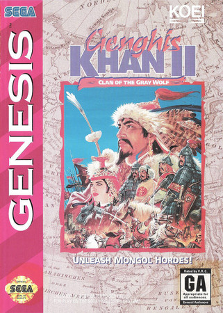 Genghis Khan II Clan of the Gray Wolf Sega Genesis Sega Genesis Genghis Khan II Clan of the Gray Wolf Sega Genesis Sega Genesis