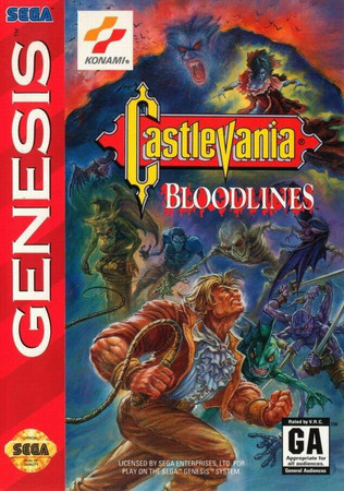 Castlevania Bloodlines Sega Genesis Sega Genesis Castlevania Bloodlines Sega Genesis Sega Genesis
