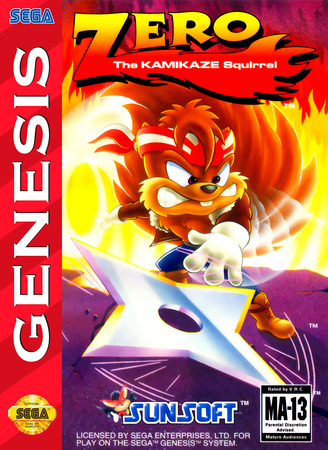 Zero the Kamikaze Squirrel Sega Genesis Sega Genesis Zero the Kamikaze Squirrel Sega Genesis Sega Genesis