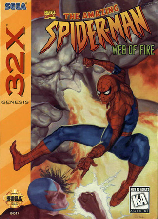 The Amazing Spider Man Web of Fire Sega 32x Sega 32x The Amazing Spider Man Web of Fire Sega 32x Sega 32x