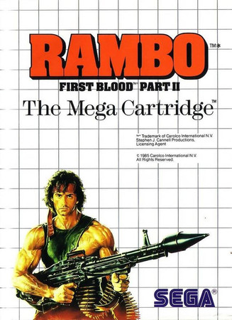 Rambo First Blood Part II Sega Master System Sega Master System Rambo First Blood Part II Sega Master System Sega Master System