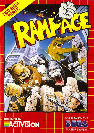 Rampage Sega Master System Sega Master System Rampage Sega Master System Sega Master System