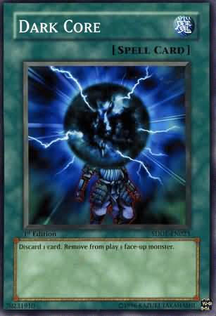 Dark Core SDDE EN023 Common 1st Edition Structure Deck Dark Emperor SDDE 1st Edition Singles Dark Core SDDE EN023 Common 1st Edition Structure Deck Dark Emperor SDDE 1st Edition Singles