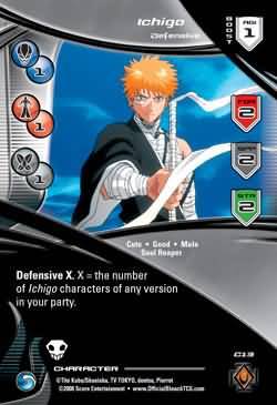 Ichigo Defensive C13 Common Bleach Bankai Singles Ichigo Defensive C13 Common Bleach Bankai Singles