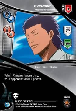 Kaname Young Student C20 Common Bleach Bankai Singles Kaname Young Student C20 Common Bleach Bankai Singles