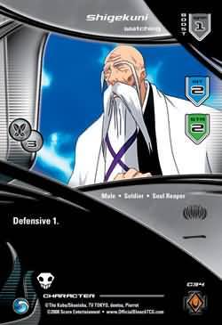 Shigekuni Watching C34 Common Bleach Bankai Singles Shigekuni Watching C34 Common Bleach Bankai Singles